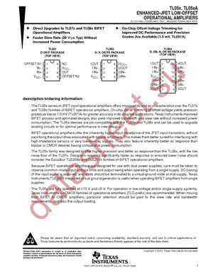 TL052ACDR datasheet  